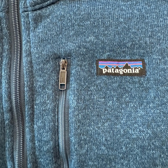 Patagonia Men's Better Sweater 1/4-Zip Fleece Big Sur Blue - Picture 4 of 7